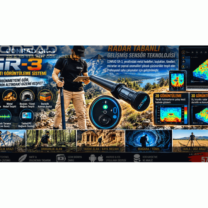 CONRAD GR-3 YER ALTI GÖRÜNTÜLEME SİSTEMİ