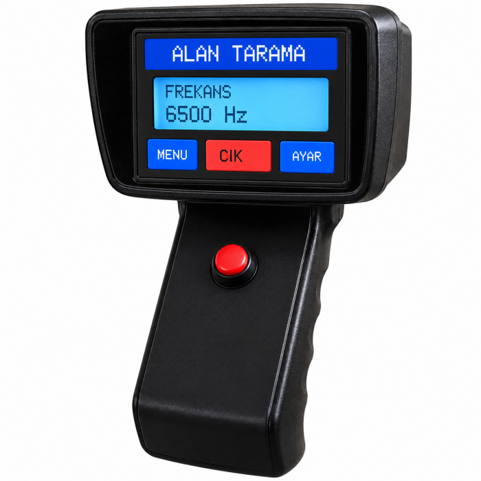 Dijital LCD Ekranlı Alan Tarama