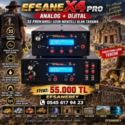 EFSANE X4 PRO Çift Sistemli Alan Tarama
