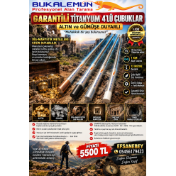 GARANTİLİ TİTANYUM 4 lü ÇUBUKLAR